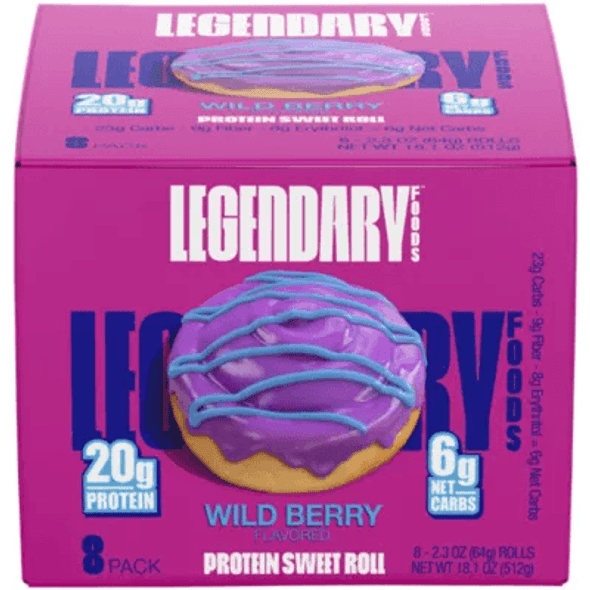  Legendary Foods Protein Sweet Roll 8 Box 